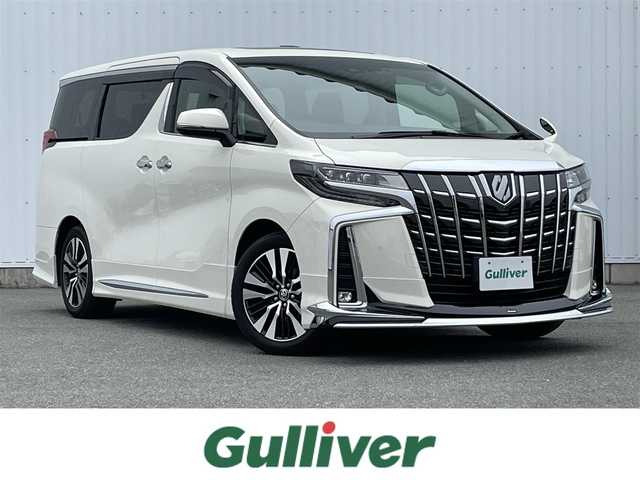 トヨタ アルファード S Cパッケージ 福岡県 2021(令3)年 4.1万km ラグジュアリーホワイトパールクリスタルシャインガラスフレーク モデリスタエアロ（F.S.R）/ツインムーンルーフ/純正ＤＡナビ/フルセグTV/AM/FM/BT//applecarplay/androidauto/バックカメラ/黒革シート/ＰＣＳ/両側パワースライドドア/パワーバックドア/クリアランスソナー/ハンドルヒーター/前席シートヒーター/前席エアシート/シートメモリー/前席パワーシート/レーダークルーズコントロール/社外デジタルインナーミラー/オットマン/ビルトインETC/電動パーキング/ブレーキホールド