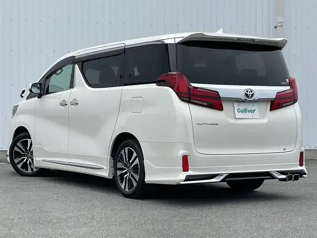 トヨタ アルファード S Cパッケージ 福岡県 2021(令3)年 4.1万km ラグジュアリーホワイトパールクリスタルシャインガラスフレーク モデリスタエアロ（F.S.R）/ツインムーンルーフ/純正ＤＡナビ/フルセグTV/AM/FM/BT//applecarplay/androidauto/バックカメラ/黒革シート/ＰＣＳ/両側パワースライドドア/パワーバックドア/クリアランスソナー/ハンドルヒーター/前席シートヒーター/前席エアシート/シートメモリー/前席パワーシート/レーダークルーズコントロール/社外デジタルインナーミラー/オットマン/ビルトインETC/電動パーキング/ブレーキホールド