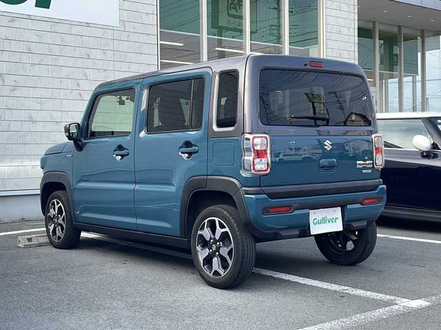 スズキ ハスラー HYBRID X 静岡県 2021(令3)年 4.1万km デニムブルー ガンメタリック 2トーン 純正9インチナビ/地デジTV/Bluetooth/バック/全周囲カメラ/レーダーセーフティサポート/純正15インチAW/前席シートヒーター/シートヒーター/スマートキー/ビルトインETC/LEDヘッドライト