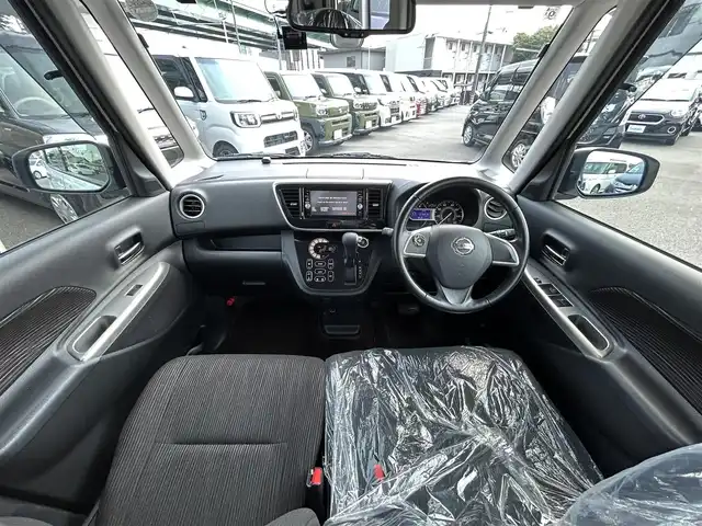 日産 デイズ ルークス ハイウェイスターターボ 愛知県 2015(平27)年 7.9万km ホワイトパール 社外SDナビ/　（Bluetooth、DVD/CD、FM/AM）/フルセグTV/両側パワースライドドア/純正フロアマット/アラウンドビュー/ドライブレコーダー前方/ドアバイザー/オートライト/LEDライト/純正15インチアルミホイール/ETC/アイドリングストップ