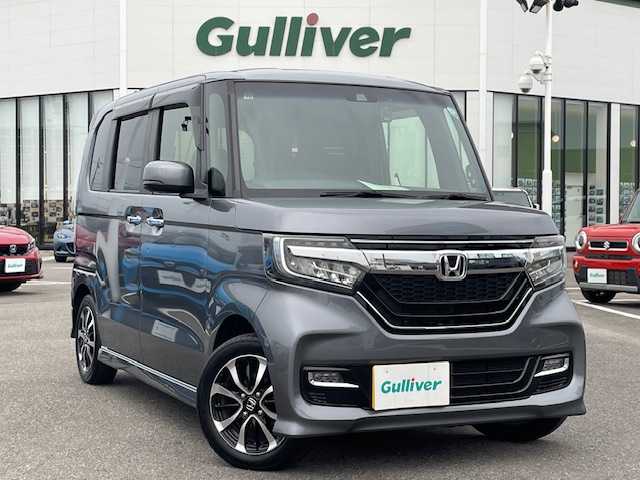 ホンダ Ｎ ＢＯＸ カスタム G L ホンダセンシング 長崎県 2020(令2)年 4.4万km シャイニンググレーM 純正メモリーナビ/CD/DVD/BT/USB/フルセグTV/バックカメラ/両側パワースライドドア/ホンダセンシング/レーンキープアシスト/レーダークルーズコントロール/前席シートヒーター/ステアリングスイッチ/LEDオートライト/コーナーセンサー前後/ドライブレコーダー/ビルトインETC