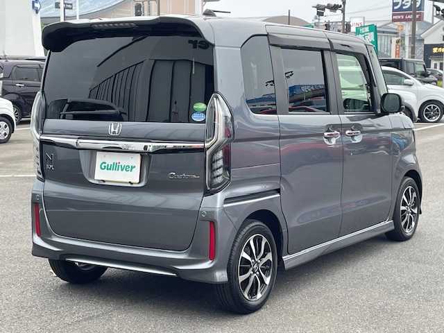 ホンダ Ｎ ＢＯＸ カスタム G L ホンダセンシング 長崎県 2020(令2)年 4.4万km シャイニンググレーM 純正メモリーナビ/CD/DVD/BT/USB/フルセグTV/バックカメラ/両側パワースライドドア/ホンダセンシング/レーンキープアシスト/レーダークルーズコントロール/前席シートヒーター/ステアリングスイッチ/LEDオートライト/コーナーセンサー前後/ドライブレコーダー/ビルトインETC
