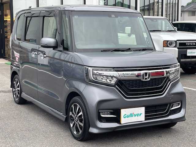ホンダ Ｎ ＢＯＸ カスタム G L ホンダセンシング 長崎県 2020(令2)年 4.4万km シャイニンググレーM 純正メモリーナビ/CD/DVD/BT/USB/フルセグTV/バックカメラ/両側パワースライドドア/ホンダセンシング/レーンキープアシスト/レーダークルーズコントロール/前席シートヒーター/ステアリングスイッチ/LEDオートライト/コーナーセンサー前後/ドライブレコーダー/ビルトインETC