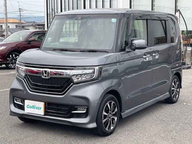ホンダ Ｎ ＢＯＸ カスタム G L ホンダセンシング 長崎県 2020(令2)年 4.4万km シャイニンググレーM 純正メモリーナビ/CD/DVD/BT/USB/フルセグTV/バックカメラ/両側パワースライドドア/ホンダセンシング/レーンキープアシスト/レーダークルーズコントロール/前席シートヒーター/ステアリングスイッチ/LEDオートライト/コーナーセンサー前後/ドライブレコーダー/ビルトインETC