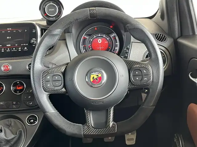 アバルト ５９５ コンペティツィオーネ スティーレ 山形県 2020(令2)年 2.5万km グレー 純正ディスプレイオーディオ/前後ドライブレコーダー/レザーシート/Bluetooth/USB/ステアリングスイッチ/リアセンサー