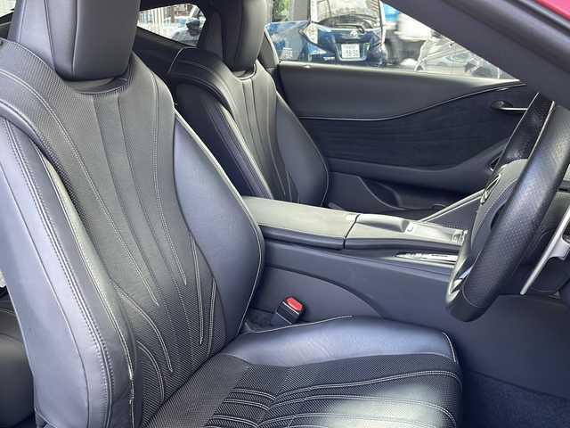 レクサス ＬＣ 500h Lパッケージ 京都府 2017(平29)年 4.2万km ラディアントレッドコントラストレイヤリング マークレビンソン /３眼LEDライト /レクサスセーフティシステム/レーダークルーズコントロール/オートマチックハイビーム/HUD /RCTA /LKA /AHB/BSM /クリアランスソナー /リアスポイラー /ブレーキホールド/黒革 /エアロ(F・S・R) /メモリーパワーシート  /パドルシフト /バックカメラ/メモリーパワーシート/シートヒーター＆ベンチレーター/Miracast/ドライブレコーダー（TZ-D001）/TT FORCED22インチAW