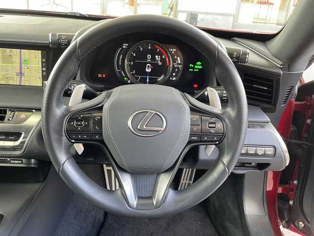 レクサス ＬＣ 500h Lパッケージ 京都府 2017(平29)年 4.2万km ラディアントレッドコントラストレイヤリング マークレビンソン /３眼LEDライト /レクサスセーフティシステム/レーダークルーズコントロール/オートマチックハイビーム/HUD /RCTA /LKA /AHB/BSM /クリアランスソナー /リアスポイラー /ブレーキホールド/黒革 /エアロ(F・S・R) /メモリーパワーシート  /パドルシフト /バックカメラ/メモリーパワーシート/シートヒーター＆ベンチレーター/Miracast/ドライブレコーダー（TZ-D001）/TT FORCED22インチAW
