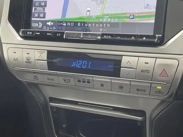 トヨタ ランドクルーザー プラド TX Lパッケージ 千葉県 2019(令1)年 6.3万km アティチュードブラックマイカ TRDエアロパーツ/社外メモリーナビ/フルセグTV/Bluetooth/CD/DVD/USB/バックカメラ/前方ドライブレコーダー/純正ビルトインETC/サンルーフ/レザーシート/電動格納サードシート/パワーシート/シートヒーター/シートクーラー/ルーフレール/追従クルーズコントロール/ダウンヒルアシストコントロール/社外サイドドアバイザー/フォグライト/LEDヘッドライト