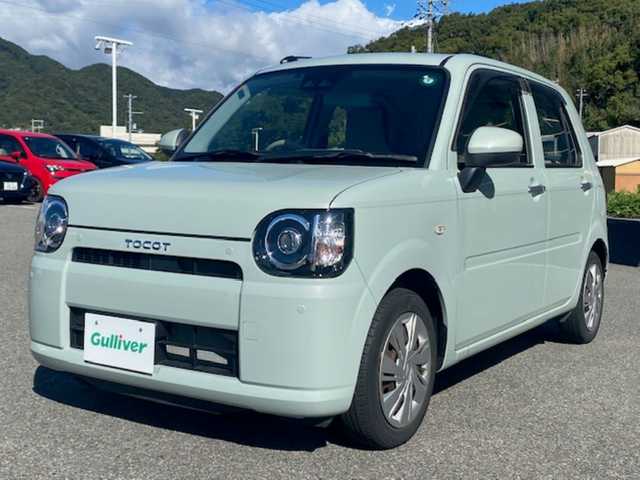 ダイハツ ミラ トコット L SA Ⅲ 兵庫県 2018(平30)年 2.8万km セラミックグリーンM メーカー純正メモリーナビ/バックカメラ/前後センサー/LEDヘッドライト/DTV/CD・DVD再生/Bluetooth Audio/ETC/リモコンキー/純正フロアマット