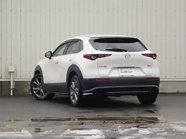 マツダ ＣＸ－３０ XD Lパッケージ 山形県 2020(令2)年 7万km スノーフレイクホワイトパールマイカ 4WD/軽油/衝突被害軽減システム/BOSEサウンド/純正メモリナビ/　　【CD DVD BT フルセグ USB AUX】/全周囲カメラ/電動リアゲート/レーダークルーズコントロール/LEDオートヘッドライト/レザーシート/パワーシート/シートヒーター/純正18インチアルミホイール/コーナーセンサー/アイドリングストップ/ステアリングスイッチ/パドルシフト/ターボ/電動格納ウィンカーミラー/スマートキー×2/ETC