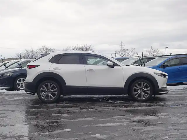 マツダ ＣＸ－３０ XD Lパッケージ 山形県 2020(令2)年 7万km スノーフレイクホワイトパールマイカ 4WD/軽油/衝突被害軽減システム/BOSEサウンド/純正メモリナビ/　　【CD DVD BT フルセグ USB AUX】/全周囲カメラ/電動リアゲート/レーダークルーズコントロール/LEDオートヘッドライト/レザーシート/パワーシート/シートヒーター/純正18インチアルミホイール/コーナーセンサー/アイドリングストップ/ステアリングスイッチ/パドルシフト/ターボ/電動格納ウィンカーミラー/スマートキー×2/ETC