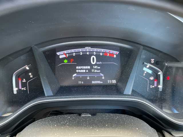 ホンダ ＣＲ－Ｖ EX・マスターピース 三重県 2019(平31)年 6.6万km プラチナホワイトパール 登録時65589km/ワンオーナー/禁煙車/純正ナビ/・フルセグ・Ｂｌｕｅｔｏｏｔｈ・CD/DVD・AM/FM/レーダークルーズコントロール/サンルーフ/ルーフレール/黒本革シート/衝突軽減ブレーキ/レーンキープアシスト/ＢＳＭ/シートヒーター/パドルシフト/パワーバックドア/メモリー機能付きパワーシート/シートヒーター/プッシュスタート/スマートキー/スペアキー