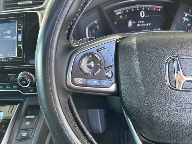 ホンダ ＣＲ－Ｖ EX・マスターピース 三重県 2019(平31)年 6.6万km プラチナホワイトパール 登録時65589km/ワンオーナー/禁煙車/純正ナビ/・フルセグ・Ｂｌｕｅｔｏｏｔｈ・CD/DVD・AM/FM/レーダークルーズコントロール/サンルーフ/ルーフレール/黒本革シート/衝突軽減ブレーキ/レーンキープアシスト/ＢＳＭ/シートヒーター/パドルシフト/パワーバックドア/メモリー機能付きパワーシート/シートヒーター/プッシュスタート/スマートキー/スペアキー
