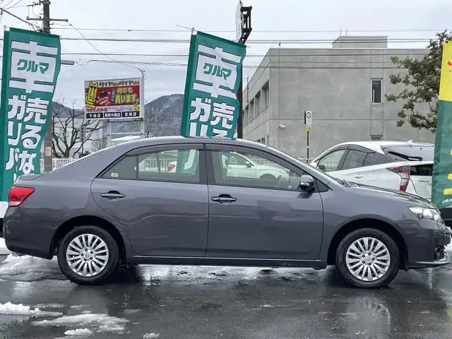 トヨタ アリオン A18 Gパッケージ 長野県 2013(平25)年 1.8万km グレーメタリック 登録時走行距離17774キロ/純正SDナビ（NSZT-W62G）/AM/FM/SD/DVD/SD/BT/ワンセグTV/バックカメラ/ビルトインETC/スマートキー/スペアキー/純正AW１５インチ/オートライト/フォグランプ/AAC/純正フロアマット/ドアバイザー/社外AW付スタッドレスタイヤ積み込み