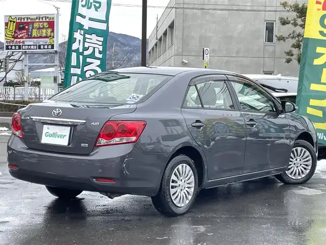 トヨタ アリオン A18 Gパッケージ 長野県 2013(平25)年 1.8万km グレーメタリック 登録時走行距離17774キロ/純正SDナビ（NSZT-W62G）/AM/FM/SD/DVD/SD/BT/ワンセグTV/バックカメラ/ビルトインETC/スマートキー/スペアキー/純正AW１５インチ/オートライト/フォグランプ/AAC/純正フロアマット/ドアバイザー/社外AW付スタッドレスタイヤ積み込み