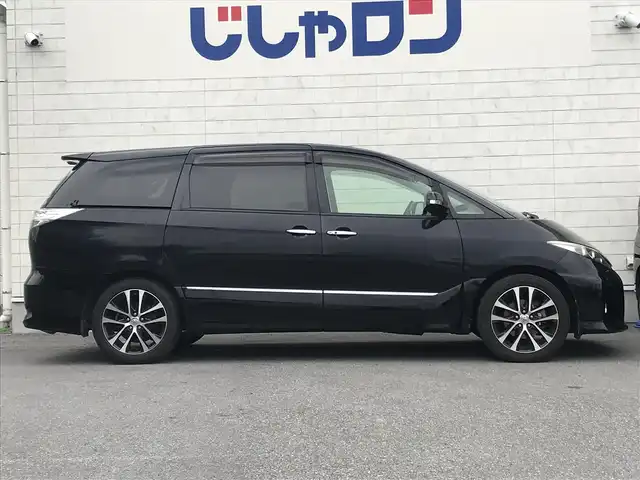 トヨタ エスティマ アエラス プレミアムエディション 栃木県 2014(平26)年 7.3万km ブラック 株)IDOMが運営する【じしゃロン小山店】の自社ローン専用車両になります。こちらは現金またはオートローンご利用時の価格です。自社ローンご希望の方は別途その旨お申付け下さい//禁煙車/純正フルセグナビ/（CD/DVD/AM/FMラジオ）/(Bluetooth)/スマートキー/プッシュスタート/バックカメラ/クルーズコントロール/ＥＴＣ/パワーシート/アイドリングストップ/ステアリングリモコン/電動格納ドアミラー/パワーウインドウ/防眩ミラー/オートライト