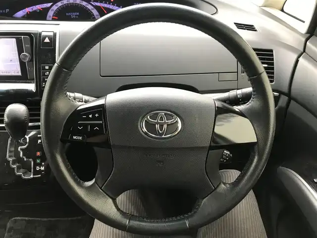 トヨタ エスティマ アエラス プレミアムエディション 栃木県 2014(平26)年 7.3万km ブラック 株)IDOMが運営する【じしゃロン小山店】の自社ローン専用車両になります。こちらは現金またはオートローンご利用時の価格です。自社ローンご希望の方は別途その旨お申付け下さい//禁煙車/純正フルセグナビ/（CD/DVD/AM/FMラジオ）/(Bluetooth)/スマートキー/プッシュスタート/バックカメラ/クルーズコントロール/ＥＴＣ/パワーシート/アイドリングストップ/ステアリングリモコン/電動格納ドアミラー/パワーウインドウ/防眩ミラー/オートライト
