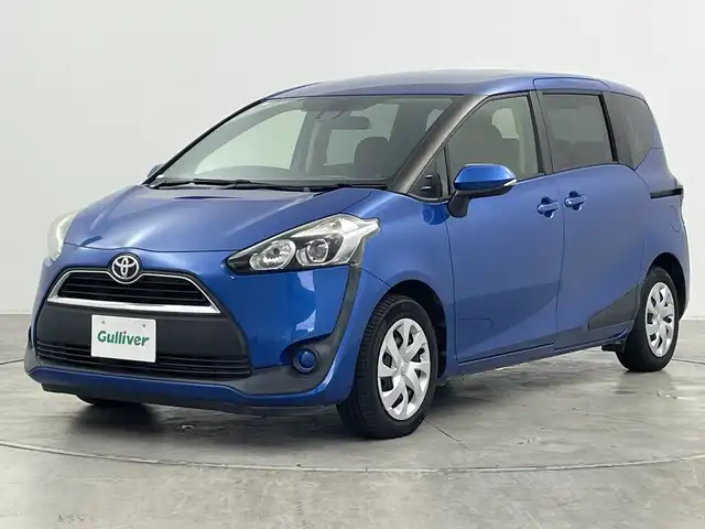トヨタ シエンタ G 群馬県 2017(平29)年 1.9万km コバルトブルーメタリック 社外オーディオ　衝突被害軽減ブレーキ　レーンアシスト　シートヒーター　ビルトインＥＴＣ　スマートキー　両側電動スライドドア　アイドリングストップ　オートマチックハイビーム　純正フロアマット　ハロゲン