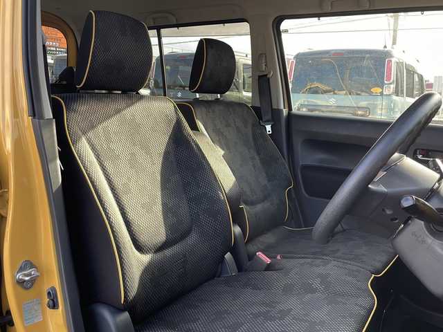 スズキ ハスラー G 石川県 2019(令1)年 7.1万km アクティブイエロー/ホワイト2トーンルーフ ワンオーナー/純正７型SDナビゲーション/【AM/FM・CD/DVD・Bluetooth】/・フルセグTV/・バックカメラ/ビルドインETC/前方ドライブレコーダ―/前席シートヒーター/アイドリングストップ/横滑り防止装置/レーンキープアシスト/衝突被害軽減ブレーキ/純正フロアマット/Wエアバック/スペアキー×１本