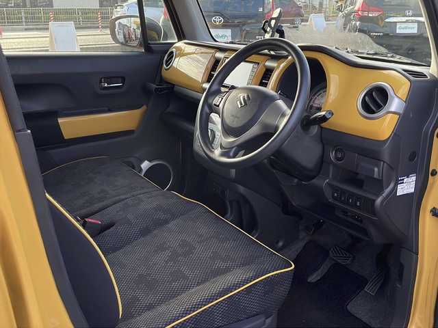 スズキ ハスラー G 石川県 2019(令1)年 7.1万km アクティブイエロー/ホワイト2トーンルーフ ワンオーナー/純正７型SDナビゲーション/【AM/FM・CD/DVD・Bluetooth】/・フルセグTV/・バックカメラ/ビルドインETC/前方ドライブレコーダ―/前席シートヒーター/アイドリングストップ/横滑り防止装置/レーンキープアシスト/衝突被害軽減ブレーキ/純正フロアマット/Wエアバック/スペアキー×１本