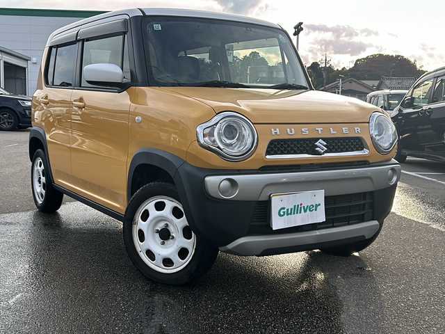 スズキ ハスラー G 石川県 2019(令1)年 7.1万km アクティブイエロー/ホワイト2トーンルーフ ワンオーナー/純正７型SDナビゲーション/【AM/FM・CD/DVD・Bluetooth】/・フルセグTV/・バックカメラ/ビルドインETC/前方ドライブレコーダ―/前席シートヒーター/アイドリングストップ/横滑り防止装置/レーンキープアシスト/衝突被害軽減ブレーキ/純正フロアマット/Wエアバック/スペアキー×１本