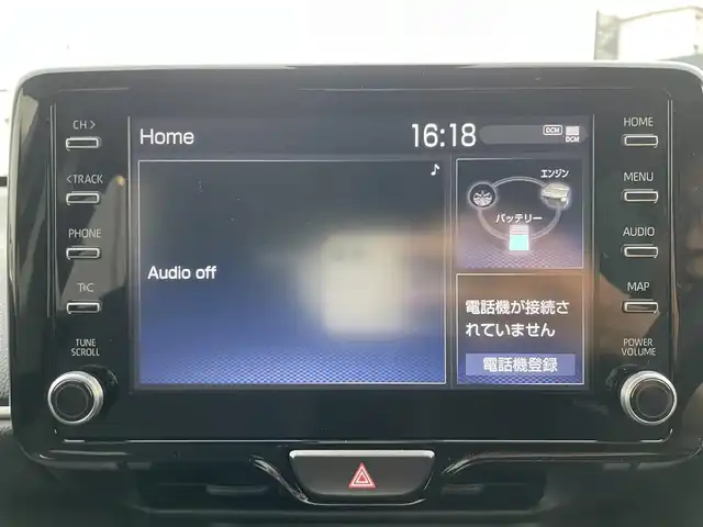 トヨタ ヤリスクロス ハイブリッド G 福岡県 2020(令2)年 6.3万km ブラックマイカ/ホワイトパールクリスタルシャイン 2トーン 純正ナビ（BT/AM/FM)/Bカメラ/レーダークルーズコントロール/LEDヘッドライト/オートライト/オートマチックハイビーム/純正16インチAW/ローダウン/USB入力端子/クリアランスソナー/PKSB/BrakeHold/横滑り防止装置/コーナーセンサー/レーンキープアシスト/盗難防止装置/衝突被害軽減システム/スマートキー/ETC