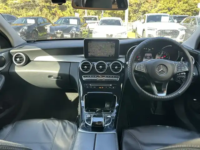 メルセデス・ベンツ Ｃ１８０ アバンギャルド 大阪府 2015(平27)年 8.8万km オブシディアンブラック レーダーセーフティP/純正ナビ/TV/バックカメラ/ACC/ブラインドスポット/純正18インチAW/LEDヘッドライト/クリアランスソナー/ハーフ革/Dメモリ付きパワーシート/シートヒーター/パドルシフト/ETC/ドラレコ