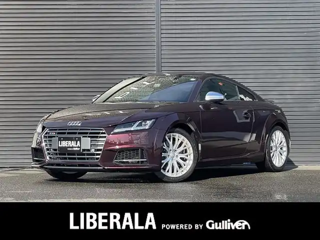 アウディ ＴＴＳクーペ ベースグレード 山梨県 2017(平29)年 1.2万km シラーズレッドメタリック Ａｕｄｉ　Ｅｘｃｌｕｓｉｖｅカラー　/Ｂ＆Ｏ　/灰革　/マトリクスＬＥＤ　/コンフォートＡ　/Ｐシート　/シートＨ　/デジタルメーター　/ＢＴ　/フルセグ　/Ｂカメラ　/クルコン　/Ａハイビーム　/スペアキー　/保証書