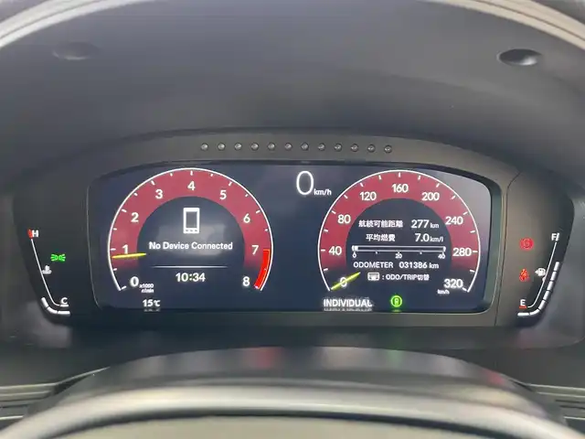 ホンダ シビック タイプR 静岡県 2023(令5)年 3.2万km レーシングブルーパール １オーナー　/HONDAセンシング　/HONDA LogR /車高調（RS-R Ti2000）/純正レカロシート/純正ナビ　/地デジ　/Bカメラ　/純正19インチAW /ブレンボキャリパー　/コーナーセンサー/社外GRSレーダー（AR-333）  /スペアキー  /保証書　/取説　