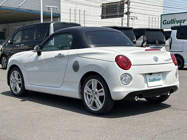 ダイハツ コペン セロ 岡山県 2017(平29)年 2.3万km パールホワイトⅢ 電動オープン　/社外ナビＣＮ－ＲＥ０３ＷＤ　/（ＢＴ／ＣＤ／ＤＶＤ／フルセグ）/バックカメラ/ターボ/シートヒーター/電格ミラー/スマートキー/フォグ/ＬＥＤ/ＥＴＣ/ＡＡＣ　/オートライト/ＭＴモード付ＡＴ