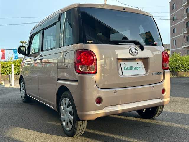 ダイハツ ムーヴ キャンバス X SA Ⅲ 静岡県 2019(平31)年 3.7万km ライトローズマイカメタリックⅡ 社外ナビ　ＴＶ　走行中視聴　衝突被害軽減ブレーキ　車線逸脱警報　横滑り防止　誤発進抑制制御　先行車発進お知らせ　後センサー　オートハイビーム　両側パワースライドドア　スマートキー　プッシュスタート/タイヤ→ブリジストンＮＥＷＮＯ（23年製）
