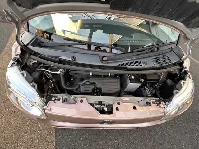 ダイハツ ムーヴ キャンバス X SA Ⅲ 静岡県 2019(平31)年 3.7万km ライトローズマイカメタリックⅡ 社外ナビ　ＴＶ　走行中視聴　衝突被害軽減ブレーキ　車線逸脱警報　横滑り防止　誤発進抑制制御　先行車発進お知らせ　後センサー　オートハイビーム　両側パワースライドドア　スマートキー　プッシュスタート/タイヤ→ブリジストンＮＥＷＮＯ（23年製）