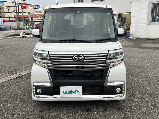 ダイハツ タント カスタム X トップED SAⅡ 沖縄県 2016(平28)年 8.7万km パールホワイトⅢ ワンオーナー/スマートキー/片側パワースライドドア/衝突安全ブレーキ/純正メモリナビ（NSZP-W66DE）/フルセグTV/DVD再生/Bluetooth/バックカメラ/純正14インチAW/LEDヘッドライト/フォグランプ/純正フロアマット/純正ドアバイザー/横滑り防止装置/電動格納ウィンカーミラー/スペアキー/保証書/取扱説明書/点検記録整備簿