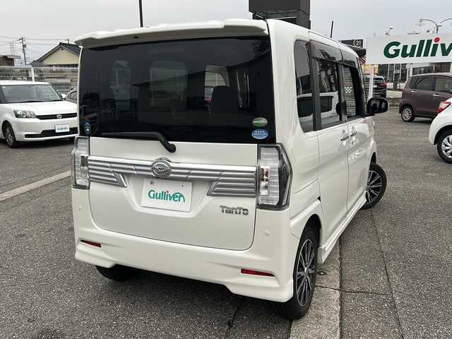 ダイハツ タント カスタム X トップED SAⅡ 沖縄県 2016(平28)年 8.7万km パールホワイトⅢ ワンオーナー/スマートキー/片側パワースライドドア/衝突安全ブレーキ/純正メモリナビ（NSZP-W66DE）/フルセグTV/DVD再生/Bluetooth/バックカメラ/純正14インチAW/LEDヘッドライト/フォグランプ/純正フロアマット/純正ドアバイザー/横滑り防止装置/電動格納ウィンカーミラー/スペアキー/保証書/取扱説明書/点検記録整備簿