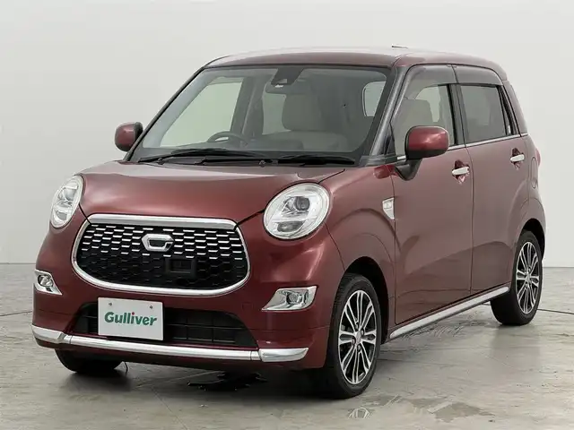 ダイハツ キャスト スタイル G SAⅡ 福岡県 2017(平29)年 5.9万km ファイアークォーツレッドM 純正ディスプレイオーディオ　/バックカメラ　/スマートアシストII　/コーナーセンサー　/衝突軽減ブレーキ　/横滑り防止装置　/アイドリングストップ　/プッシュスタート　/電動格納ドアミラー　/純正１５インチＡＷ　/ＬＥＤ
