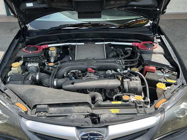 スバル インプレッサ 2．0GT 愛知県 2011(平23)年 15.6万km オブシディアンブラックパール 登録時155421Km/社外7インチメモリナビ/(ワンセグTV/DVD/AUX)/クルーズコントロール/ドラレコ前/革巻きステアリング/社外17インチAW(O・Z RACING)/社外マフラー(HKS)/社外強化クラッチ/ETC/スマートキー/(スペアキー×1)/取説/保証書