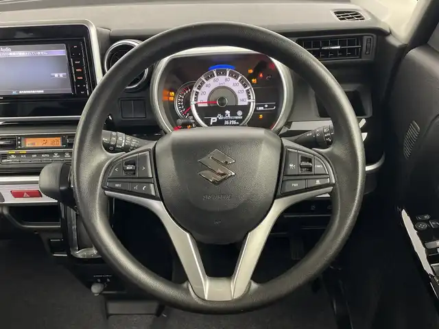 スズキ スペーシア カスタム HYBRID GS 鹿児島県 2021(令3)年 3.7万km ピュアホワイトP 純正SDナビ/(BT/CD/DVD/AM/FM/フルセグTV)/セーフティサポート/衝突軽減ブレーキ/レーンキープアシスト/後方コーナーセンサー/運転席シートヒーター/レーダークルーズコントロール/アイドリングストップ/バックカメラ/片側パワースライドドア/後席ロールサンシェード/ステアリングスイッチ/ビルトインETC/スペアキー/純正14インチアルミホイール/純正LEDヘッドライト/純正フロアマット/保証書/取扱説明書