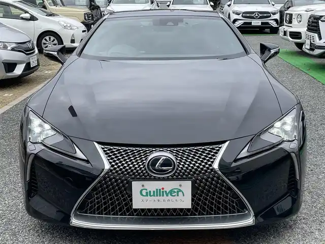 レクサス ＬＣ 500h Lパッケージ 兵庫県 2017(平29)年 3万km グラファイトブラックガラスフレーク /内装：ダークローズ//OP 21インチAW//OP カラーヘッドアップディスプレイ//OP マークレビンソンプレミアムサウンド//ガラスパノラマルーフ//純正SDナビ//地デジ/DVD/BT/USB/AUX/Miracast//ステアリングリモコン//ステアリングヒーター//本革シート（ヒーター/ベンチレーション/電動/運転席メモリ）//ナノイーエアコン//ビルトインETC//3眼フルLEDヘッドランプ//パドルシフト//タイヤ空気圧警報（TPWS）//走行モード/（Eco/Comfort/Normal/Sport/Sportプラス）//ドライブレコーダー//H30/R1/2/3/4年点検記録簿/【セーフティ】//プリクラッシュセーフティ（PCS）//レーンキーピングアシスト（LKA）//オートマチックハイビーム（AHB）//レーダークルーズコントロール//ブラインドスポットモニター（BSM）//リヤクロストラフィックアラート（RCTA）//クリアランスソナー