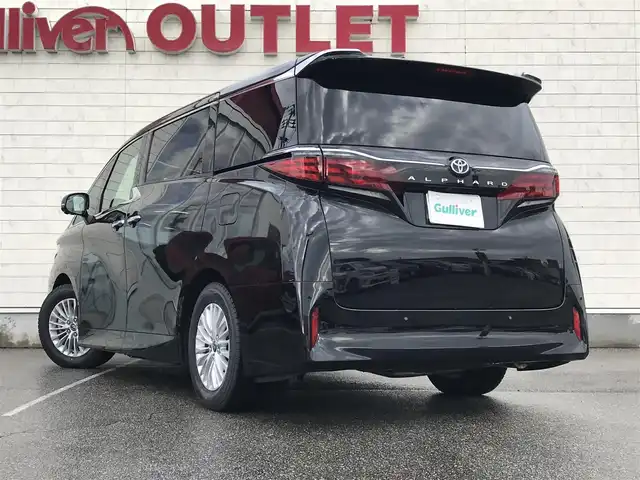 トヨタ アルファード Z 富山県 2025(令7)年 0.4万km ブラック ・メーカーOP/ユニバーサルステップ/ヘッドアップディスプレイ/フリップダウンモニター/ムーンルーフ/純正ディスプレイオーディオ/ナビ/フルセグTV/Bluetooth/デジタルインナーミラー/ドライブレコーダー/プリクラッシュセーフティ/レーンキープアシスト/クリアランスソナー/ブラインドスポットモニター/レーダークルーズコントロール/両側パワースライドドア/メモリー付パワーシート/電動リアゲート/ETC2.0