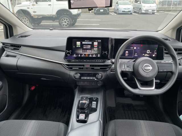 日産 ノート X 岡山県 2021(令3)年 3.1万km ピュアホワイトパール 純正9インチディスプレイオーディオ/フルセグTV、Bluetooth、AM、FM/AppleCarplay、AndroidAuto/ビルトインETC/全方位カメラ/インテリジェントルームミラー/純正ドライブレコーダー/ワイヤレス充電/USB電源ソケット/インテリジェントエマージェンシーブレーキ/標識検知機能/駐車支援/後退時車両検知機能/ふらつき警報/側方支援/後側方支援/速度標識表示/フロント＆バックソナー/エクステリアパッケージ/・フロントバンパーフィニッシャー/・サイドフィルフィニッシャー/・リアバンパーフィニッシャー