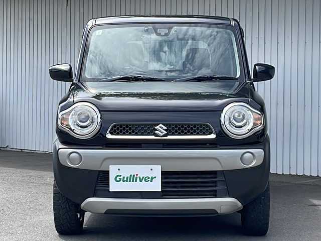 スズキ ハスラー G 長野県 2015(平27)年 8.1万km ブルーイッシュブラックパール3 ４WD/ワンオーナー/レーダーブレーキサポート/誤発進抑制機能/クラリオンHDDナビ/HIDオートヘッドライト/ドライブレコーダー/シートヒーター /プッシュスタートエンジン/スマートキー×2/保証書・取説