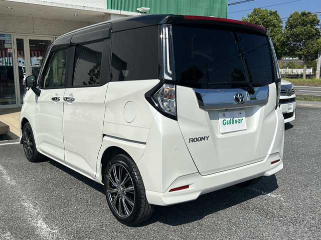 トヨタ ルーミー カスタムG－T 千葉県 2023(令5)年 1.8万km ブラックマイカメタリック/パールホワイト2トーン ９型ナビＮＳＺＴ－Ｙ６８Ｔ　バックカメラ　両側電動スライドドア　スマアシ シートヒーター　ドラレコ　クルコン　電子パーキング　２．０ＥＴＣ　革調シートカバー　１６ＡＷ　ツートンカラー　コーナーセンサー