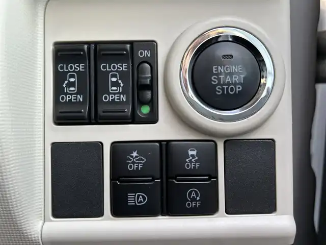 ダイハツ ムーヴ キャンバス G ブラックアクセント リミテッド SAⅢ 愛媛県 2019(令1)年 3.9万km グレーマイカM 登録時走行距離：38371Km/ディーラーOP社外メモリナビ/AM/FM/フルセグTV/Bluetooth/CD/DVD/全方位カメラ/アイドリングストップ/社外ETC/スマートキー/ベンチシート/両側パワスラ/横滑り防止装置/盗難防止装置/衝突軽減システム/LEDヘッドライト/オートライト/オートハイビーム/フォグランプ/エンジンスタートボタン/スマートキー/純正アルミホイール/純正フロアマット/スペアキー1本