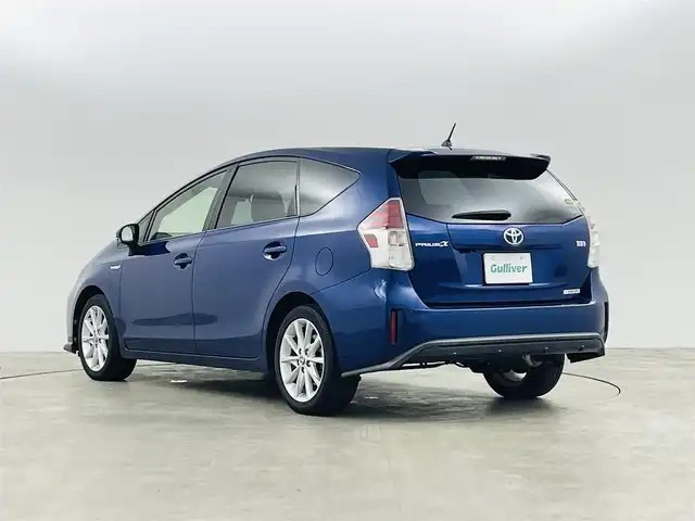 トヨタ プリウス α S ツーリングセレクション 福島県 2020(令2)年 7.2万km ダークブルーマイカ ワンオーナー/トヨタセーフティセンス/・衝突被害軽減ブレーキ/・車線逸脱警報装置/・レーダークルーズコントロール/・オートハイビーム/純正9インチナビ/・型番：NSZT-Y68T/【フルセグTV/BT/SD/CD/DVD/FM/AM】/・バックカメラ/ETC/前後ドライブレコーダー/革張ステアリング/・ステアリングリモコン/プッシュスタート/・スマートキー/LEDヘッドライト/・フォグライト/・オートライト/電動格納ミラー/・ウィンカーミラー/純正フロアマット/純正17インチアルミ/アイドリングストップ/取扱説明書/保証書/記録簿