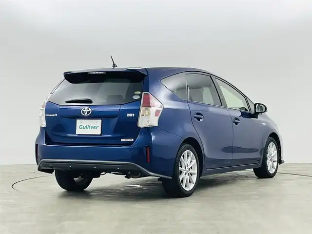 トヨタ プリウス α S ツーリングセレクション 福島県 2020(令2)年 7.2万km ダークブルーマイカ ワンオーナー/トヨタセーフティセンス/・衝突被害軽減ブレーキ/・車線逸脱警報装置/・レーダークルーズコントロール/・オートハイビーム/純正9インチナビ/・型番：NSZT-Y68T/【フルセグTV/BT/SD/CD/DVD/FM/AM】/・バックカメラ/ETC/前後ドライブレコーダー/革張ステアリング/・ステアリングリモコン/プッシュスタート/・スマートキー/LEDヘッドライト/・フォグライト/・オートライト/電動格納ミラー/・ウィンカーミラー/純正フロアマット/純正17インチアルミ/アイドリングストップ/取扱説明書/保証書/記録簿