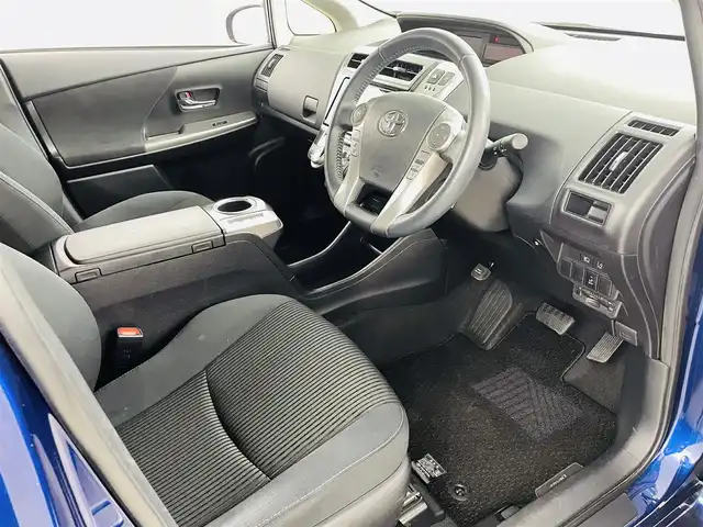 トヨタ プリウス α S ツーリングセレクション 福島県 2020(令2)年 7.2万km ダークブルーマイカ ワンオーナー/トヨタセーフティセンス/・衝突被害軽減ブレーキ/・車線逸脱警報装置/・レーダークルーズコントロール/・オートハイビーム/純正9インチナビ/・型番：NSZT-Y68T/【フルセグTV/BT/SD/CD/DVD/FM/AM】/・バックカメラ/ETC/前後ドライブレコーダー/革張ステアリング/・ステアリングリモコン/プッシュスタート/・スマートキー/LEDヘッドライト/・フォグライト/・オートライト/電動格納ミラー/・ウィンカーミラー/純正フロアマット/純正17インチアルミ/アイドリングストップ/取扱説明書/保証書/記録簿