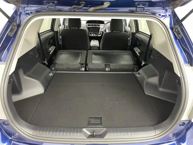 トヨタ プリウス α S ツーリングセレクション 福島県 2020(令2)年 7.2万km ダークブルーマイカ ワンオーナー/トヨタセーフティセンス/・衝突被害軽減ブレーキ/・車線逸脱警報装置/・レーダークルーズコントロール/・オートハイビーム/純正9インチナビ/・型番：NSZT-Y68T/【フルセグTV/BT/SD/CD/DVD/FM/AM】/・バックカメラ/ETC/前後ドライブレコーダー/革張ステアリング/・ステアリングリモコン/プッシュスタート/・スマートキー/LEDヘッドライト/・フォグライト/・オートライト/電動格納ミラー/・ウィンカーミラー/純正フロアマット/純正17インチアルミ/アイドリングストップ/取扱説明書/保証書/記録簿