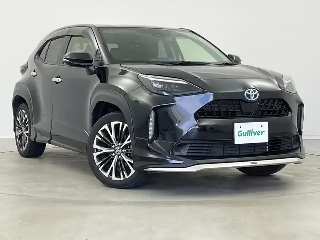 トヨタ ヤリスクロス ハイブリッド Z 新潟県 2020(令2)年 5.1万km ブラックマイカ 純正ナビ/モデリスタエアロ（フロント/サイド/リア）/プリクラッシュセーフティ/レーダークルーズコントロール/レーンキープアシスト/バックモニター/ビルトインETC/ドライブレコーダー/前席シートヒーター/D席パワーシート/ハーフレザーシート/オートライト/オートハイビーム/LEDヘッドライト/前後コーナーセンサー/プッシュスタート/純正フロアマット