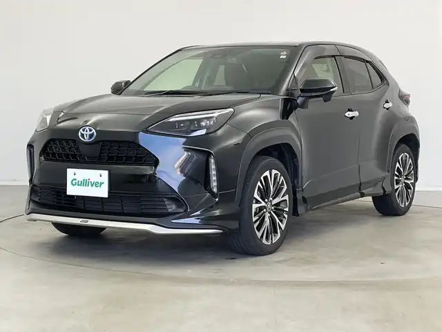 トヨタ ヤリスクロス ハイブリッド Z 新潟県 2020(令2)年 5.1万km ブラックマイカ 純正ナビ/モデリスタエアロ（フロント/サイド/リア）/プリクラッシュセーフティ/レーダークルーズコントロール/レーンキープアシスト/バックモニター/ビルトインETC/ドライブレコーダー/前席シートヒーター/D席パワーシート/ハーフレザーシート/オートライト/オートハイビーム/LEDヘッドライト/前後コーナーセンサー/プッシュスタート/純正フロアマット