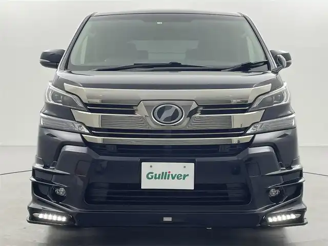 トヨタ ヴェルファイア ZA Gエディション 福井県 2015(平27)年 4.4万km スパークリングブラックパールクリスタルシャイン 純正ナビ　/CD DVD BT HDMI フルセグTV/純正フリップダウン/両側パワースライドドア/衝突被害軽減システム/前席シートヒーター /スマートキー/ＪＢＬサウンドシステム/クルーズコントロール/パワーバックドア　/バックカメラ　/ビルトインＥＴＣ　/前後ドライブレコーダー　/スペアキー　/前後コーナーセンサー　/パワーシート　